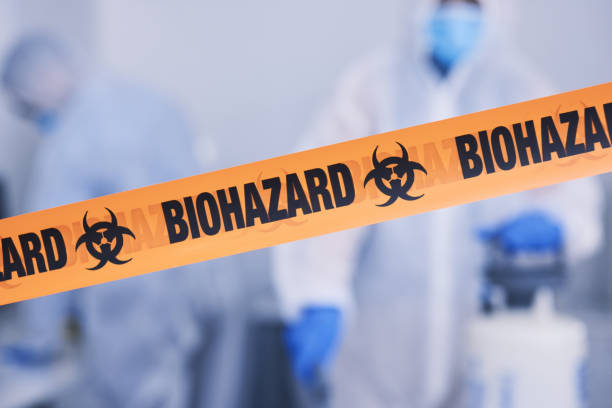 Professional Infectious Disease Decontamination technician working in Plympton, MA